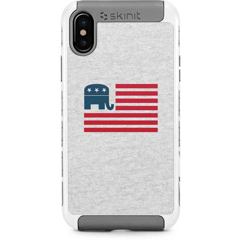 Republican American Flag iPhone Cases